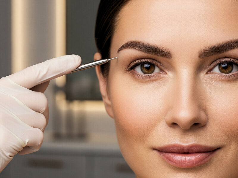 elevación de ceja directa