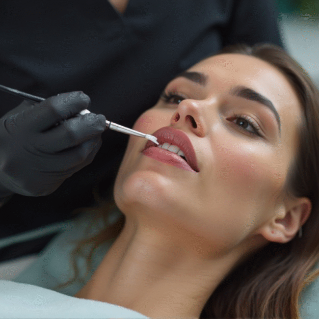 peeling químico labios