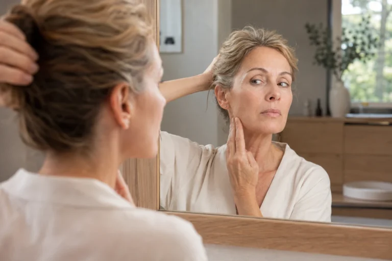 menopausia y flacidez facial